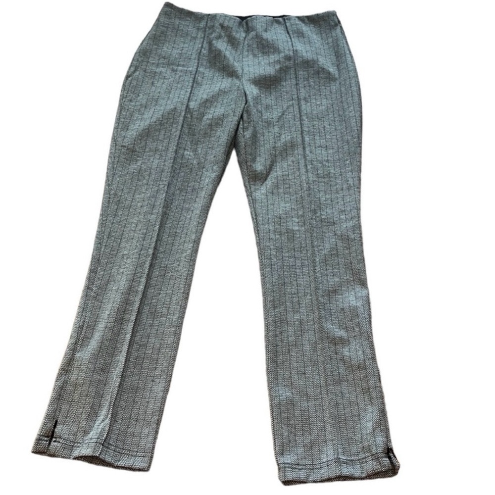 Ophelia Roe women’s flat front trousers with zippers at the ankle size Large